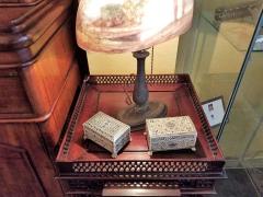 19th Century Anglo Indian Vizagapatam Miniature Shell and Faux Ivory Ring Box - 1709019