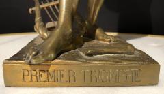 19th Century Antique Bronze by Joaquin Angles Listed Premier Triomphe  - 2978363