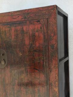 19th Century Antique Chinese Chinoiserie Hand Painted Lacquer Cabinet - 874639