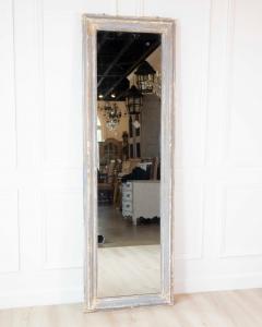 19th Century Antique French Painted Dressing Mirror - 4736954