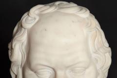 19th Century Antique Italian Grand Tour Marble Bust of Socrates ca 1860 80 - 4484027