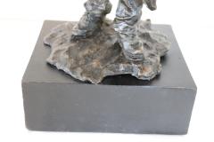 19th Century Antique Large Bronze Sculpture by Roberto Negri - 3273575