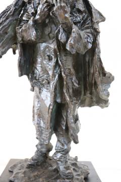 19th Century Antique Large Bronze Sculpture by Roberto Negri - 3273577