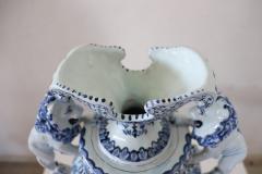 19th Century Antique Majolica Large Vase Signed - 4142968