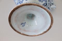 19th Century Antique Majolica Large Vase Signed - 4142969