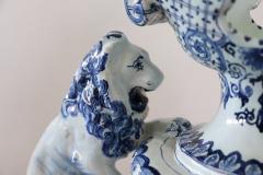 19th Century Antique Majolica Large Vase Signed - 4142970