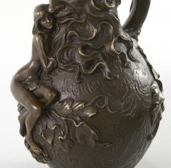 19th Century Art Nouveau Style Bronze Vase - 2471576