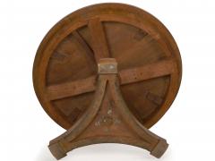 19th Century Austrian Biedermeier Walnut Antique Round Center Table - 1179683