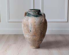 19th Century Balkan Terracotta Jar with Green Drip Glaze - 4282364