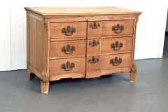 19th Century Belgian Hand Carved Oak Commode - 83601