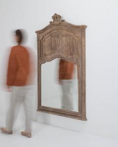 19th Century Belgian Oak Trumeau Mirror - 3267375