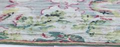 19th Century Bessarabian Floral Design Wool Rug in Deep Fuchsia Blue and Green - 2460810