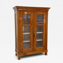 19th Century Biedermeier Cherrywood Vitrine Display Cabinet Austria ca 1840 - 3994763