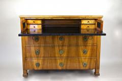 19th Century Biedermeier Chest Of Drawers Secretary Desk Austria ca 1830 - 4573410