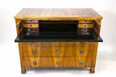 19th Century Biedermeier Chest Of Drawers Secretary Desk Austria ca 1830 - 4573414