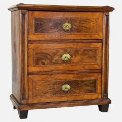 19th Century Biedermeier Chest Of Drawers With Micro Inlays Walnut AT ca 1850 - 4568211