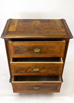 19th Century Biedermeier Chest Of Drawers With Micro Inlays Walnut AT ca 1850 - 4568215