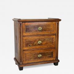 19th Century Biedermeier Chest Of Drawers With Micro Inlays Walnut AT ca 1850 - 4568781
