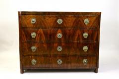 19th Century Biedermeier Chest of Drawers Secretary Nutwood AT ca 1830 - 4449303