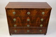 19th Century Biedermeier Chest of Drawers Secretary Nutwood AT ca 1830 - 4449304