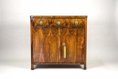19th Century Biedermeier Commode Trumeau Nutwwood Austria circa 1830 - 4616626