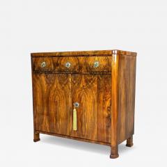19th Century Biedermeier Commode Trumeau Nutwwood Austria circa 1830 - 4618801