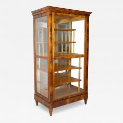 19th Century Biedermeier Display Cabinet Vitrine Nutwood Austria circa 1840 - 4701956