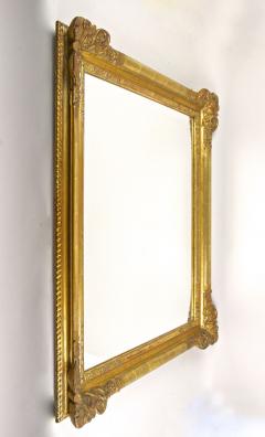 19th Century Biedermeier Gilt Wall Mirror handcarved Austria circa 1860 - 4695256