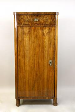 19th Century Biedermeier Nutwood Cabinet With Drawer Austria circa 1850 - 3398482