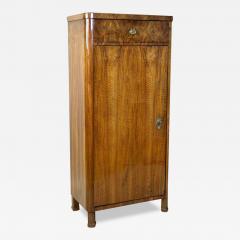 19th Century Biedermeier Nutwood Cabinet With Drawer Austria circa 1850 - 3401902