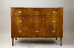 19th Century Biedermeier Nutwood Chest Of Drawers Writing Commode AT ca 1840 - 3361598