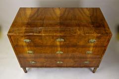 19th Century Biedermeier Nutwood Chest Of Drawers Writing Commode AT ca 1840 - 3361599