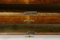19th Century Biedermeier Nutwood Chest Of Drawers Writing Commode AT ca 1840 - 3361601