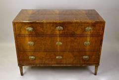 19th Century Biedermeier Nutwood Chest Of Drawers Writing Commode AT ca 1840 - 3361603