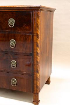 19th Century Biedermeier Nutwood Chest of Drawers Commode Austria ca 1840 - 3618792