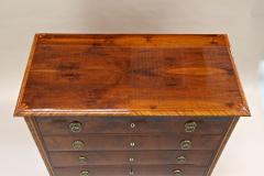 19th Century Biedermeier Nutwood Chest of Drawers Commode Austria ca 1840 - 3618793