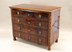 19th Century Biedermeier Nutwood Chest of Drawers Commode Austria ca 1840 - 3618795