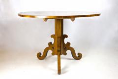 19th Century Biedermeier Nutwood Dining Table Center Table Austria ca 1830 - 3342461