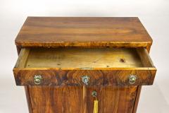 19th Century Biedermeier Nutwood Trumeau Commode Austria circa 1830 - 3400415