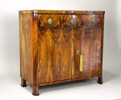19th Century Biedermeier Nutwood Trumeau Commode Austria circa 1830 - 3400469