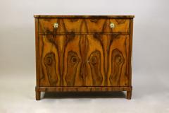 19th Century Biedermeier Nutwood Trumeau Commode Austria circa 1840 - 3386636