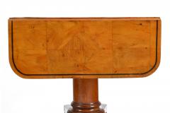 19th Century Biedermeier Period Drop Leaf Walnut Table - 1245373