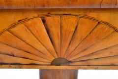 19th Century Biedermeier Period Drop Leaf Walnut Table - 1245379