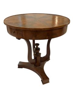 19th Century Biedermeier Style Drum Table - 4157288