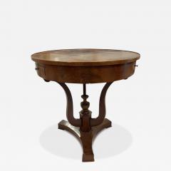 19th Century Biedermeier Style Drum Table - 4159438