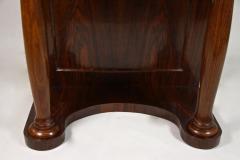 19th Century Biedermeier Wall Console Table with Columns Nutwood AT ca 1860 - 4161263