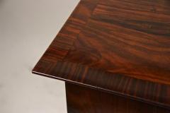 19th Century Biedermeier Wall Console Table with Columns Nutwood AT ca 1860 - 4161265