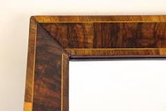 19th Century Biedermeier Wall Mirror Walnut Polished Austria ca 1835 - 4817535