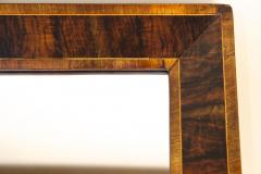 19th Century Biedermeier Wall Mirror Walnut Polished Austria ca 1835 - 4817537