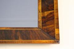 19th Century Biedermeier Wall Mirror Walnut Polished Austria ca 1835 - 4817538